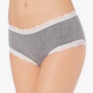 Jenni Women's Gray Lace Trim Panty